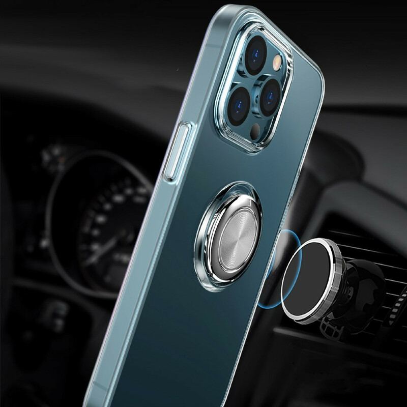 Cover iPhone 13 Pro Max Gennemsigtig Med Ring-support