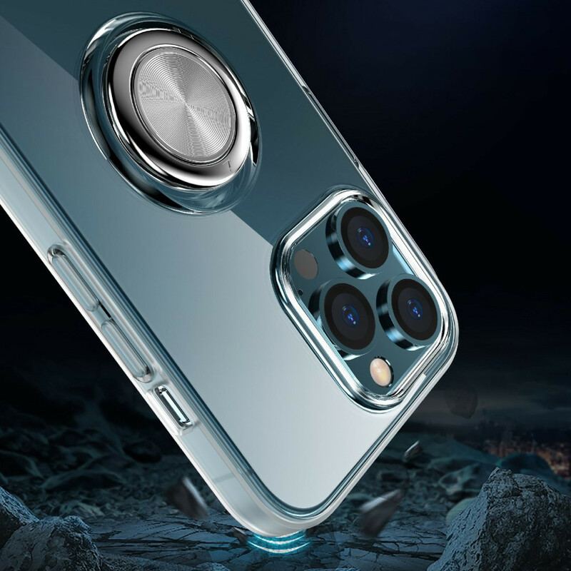 Cover iPhone 13 Pro Max Gennemsigtig Med Ring-support