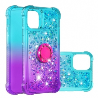 Cover iPhone 13 Pro Max Glitter Ring-bracket