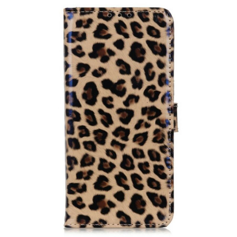 Flip Cover iPhone 13 Pro Max Almindelig Leopard