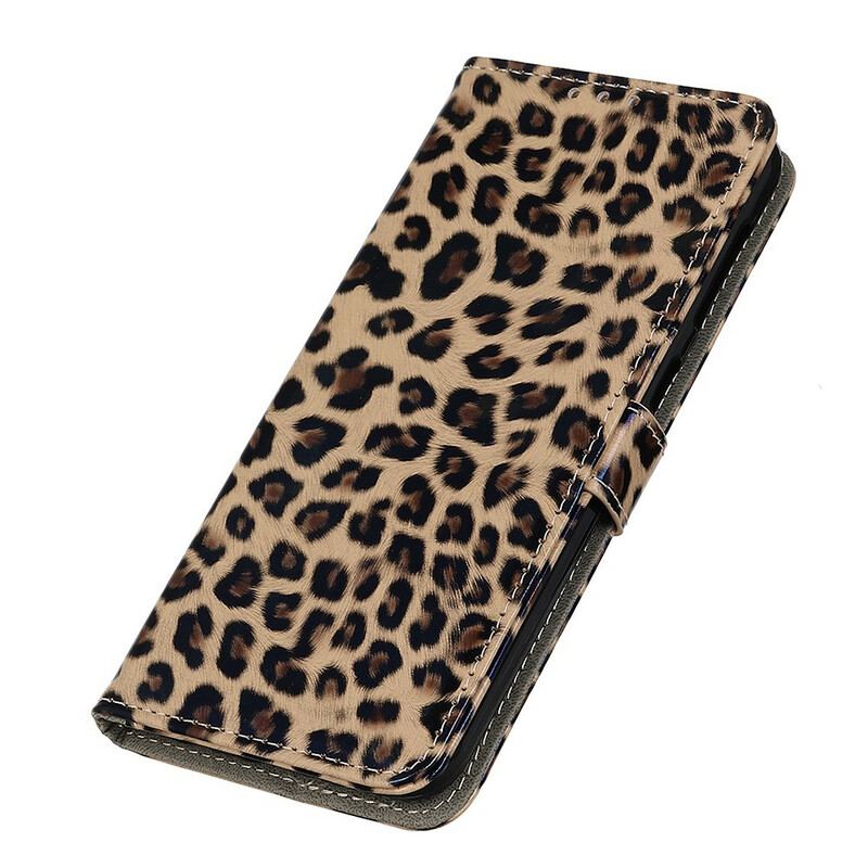 Flip Cover iPhone 13 Pro Max Almindelig Leopard