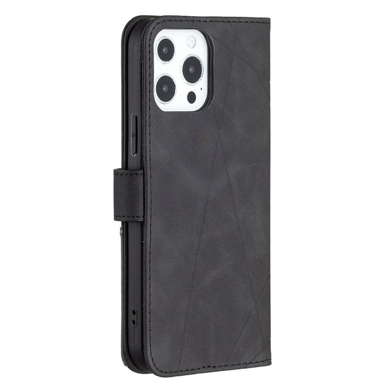 Flip Cover iPhone 13 Pro Max Binfen Farvetrekanter