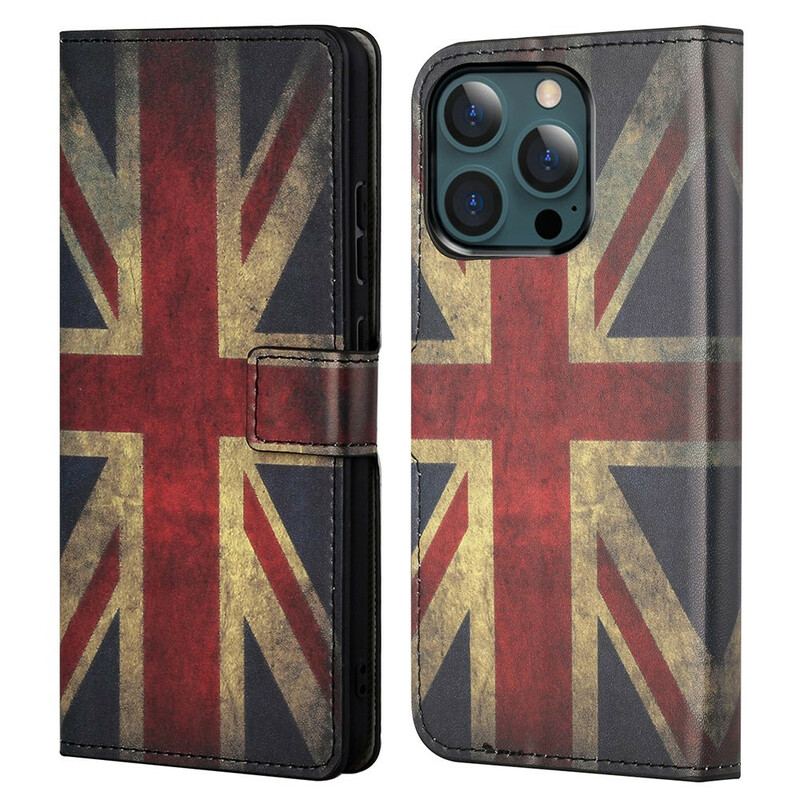 Flip Cover iPhone 13 Pro Max England Flag