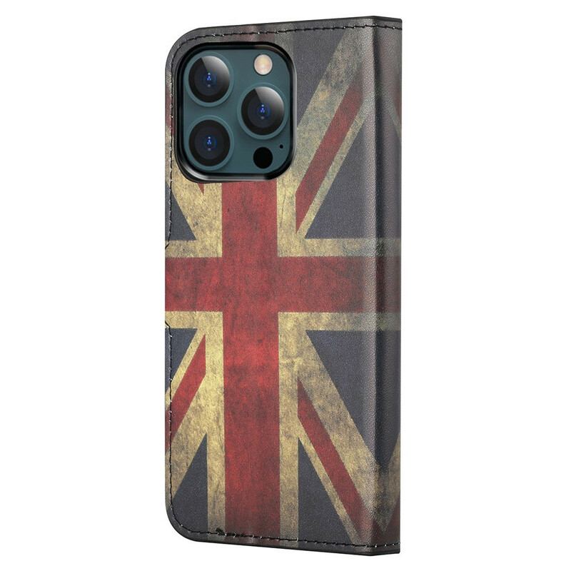 Flip Cover iPhone 13 Pro Max England Flag