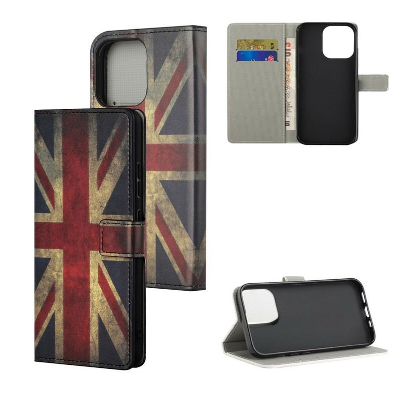 Flip Cover iPhone 13 Pro Max England Flag