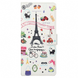 Flip Cover iPhone 13 Pro Max Jeg Elsker Paris