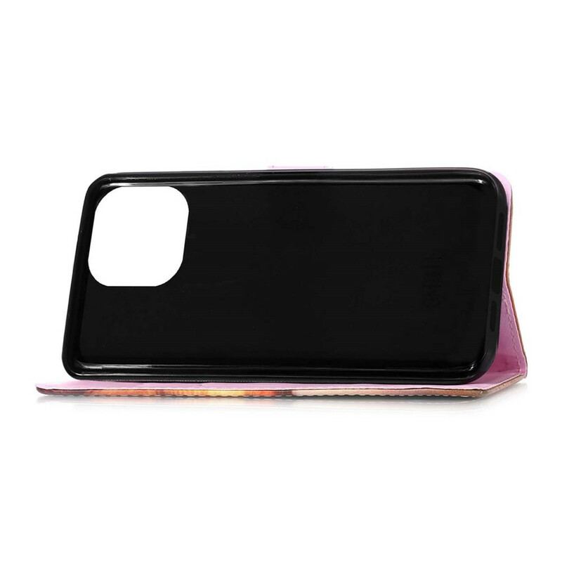 Flip Cover iPhone 13 Pro Max Panda Galaxy