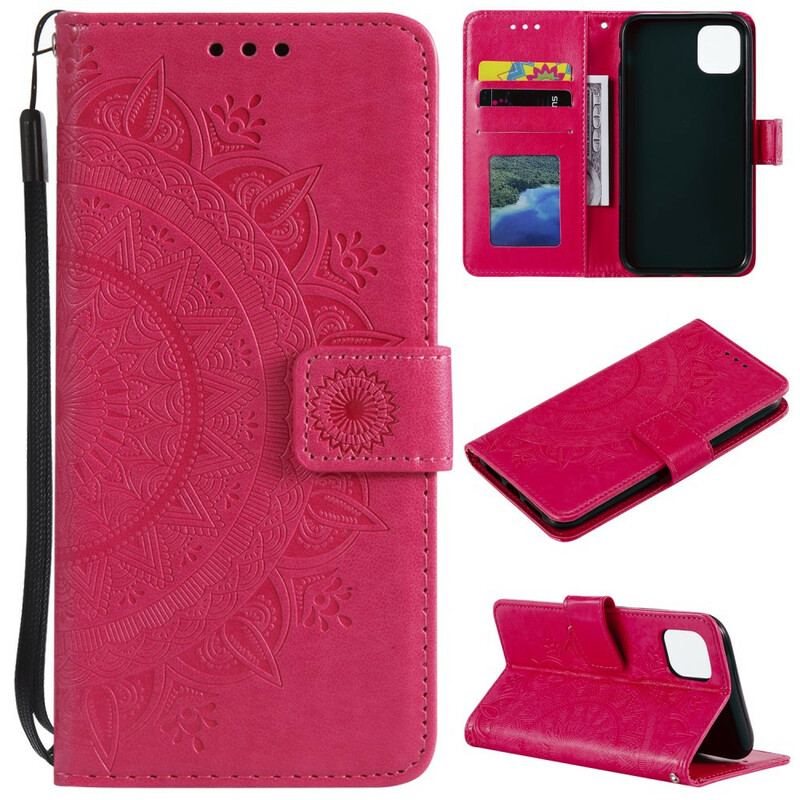 Flip Cover iPhone 13 Pro Max Sol Mandala