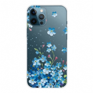 Mobilcover iPhone 13 Pro Max Buket Blå Blomster