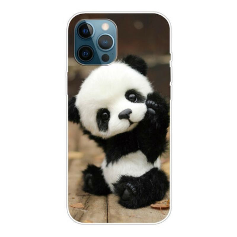 Mobilcover iPhone 13 Pro Max Fleksibel Panda