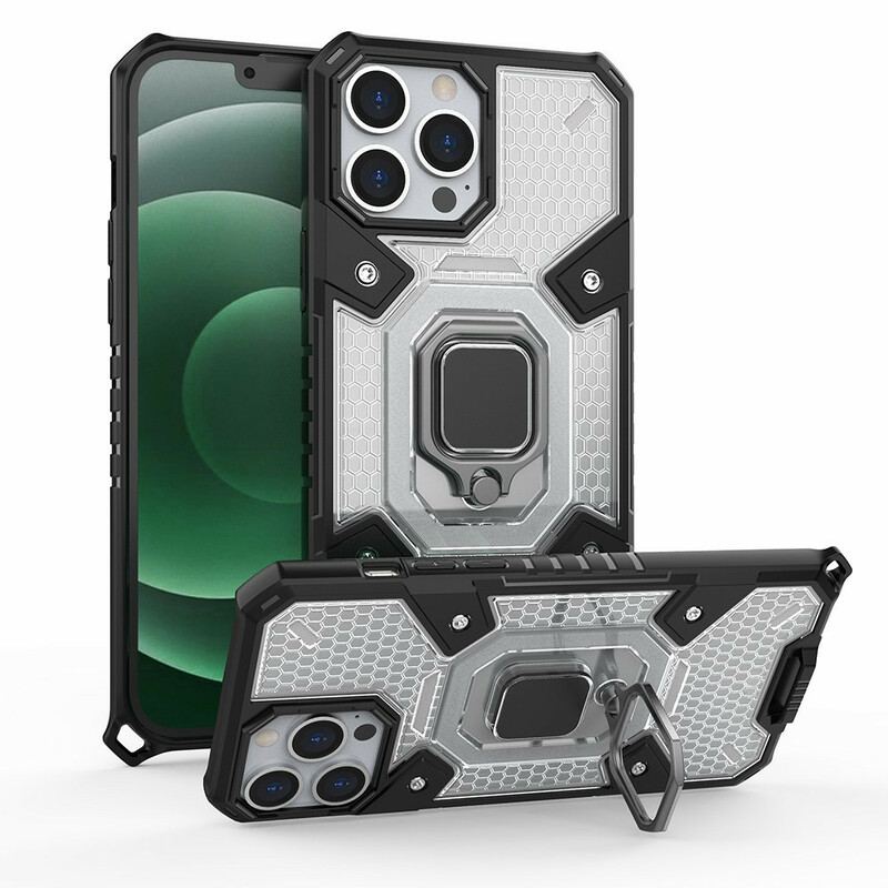 Mobilcover iPhone 13 Pro Max Honeycomb Med Ring