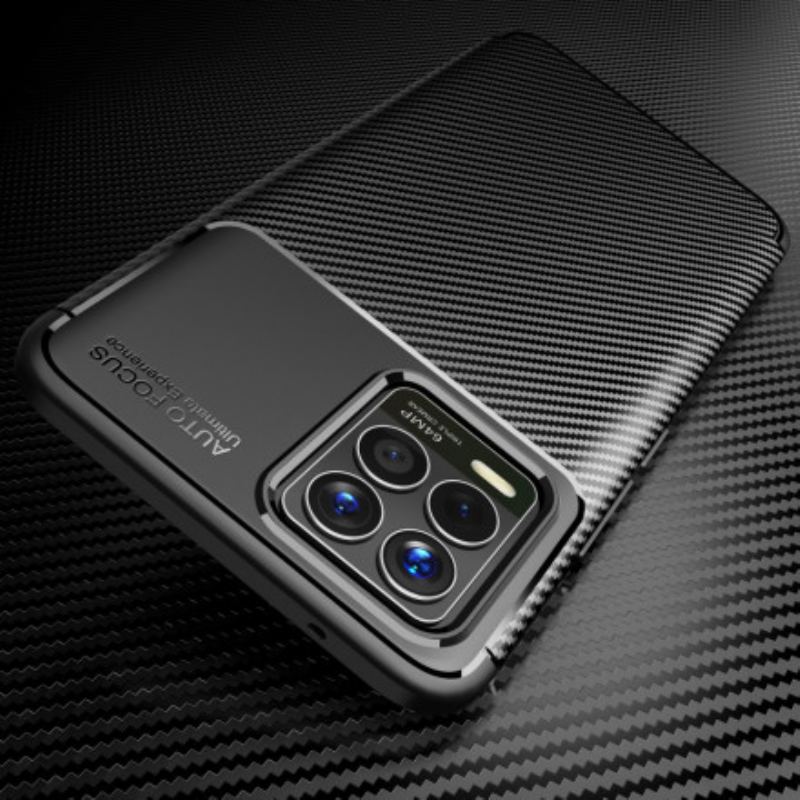 Cover Realme 8 / 8 Pro Fleksibel Kulfibertekstur