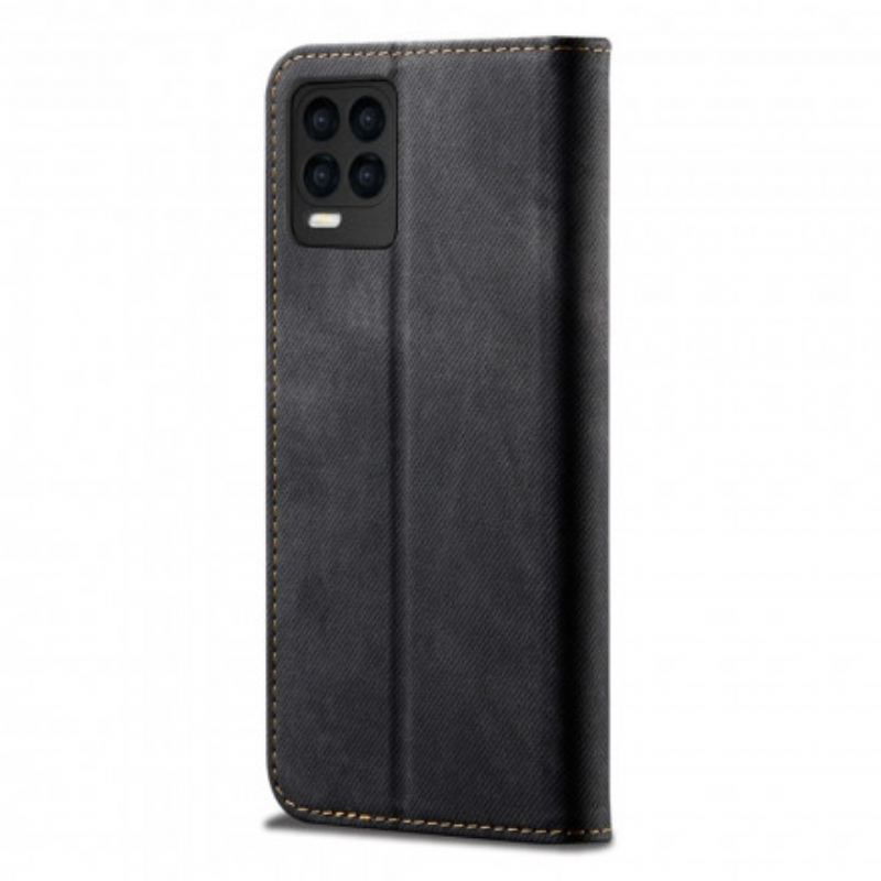 Cover Realme 8 / 8 Pro Flip Cover Denim Stof