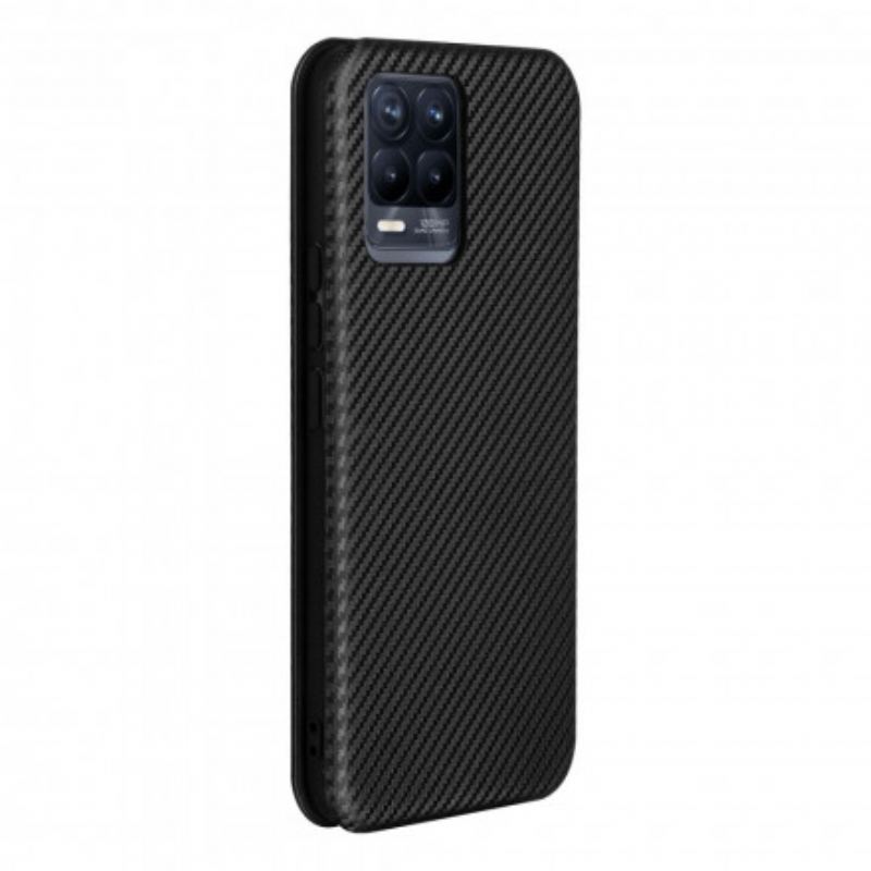 Cover Realme 8 / 8 Pro Flip Cover Farvet Carbon Silikone