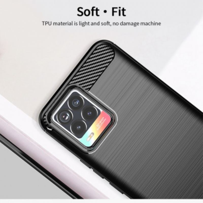 Cover Realme 8 / 8 Pro Mofi Børstet Kulfiber