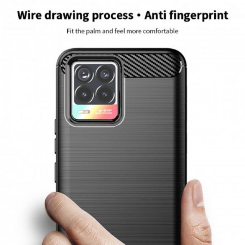 Cover Realme 8 / 8 Pro Mofi Børstet Kulfiber