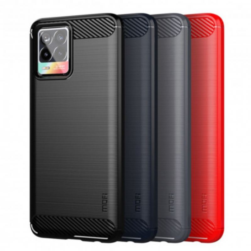 Cover Realme 8 / 8 Pro Mofi Børstet Kulfiber