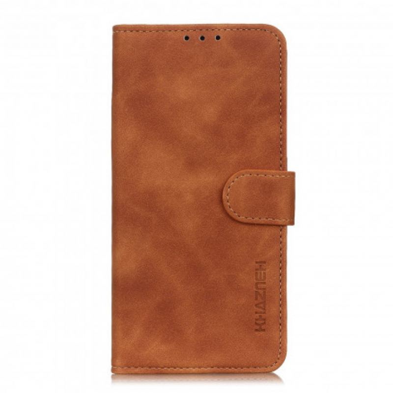 Flip Cover Realme 8 / 8 Pro Khazneh Vintage Lædereffekt