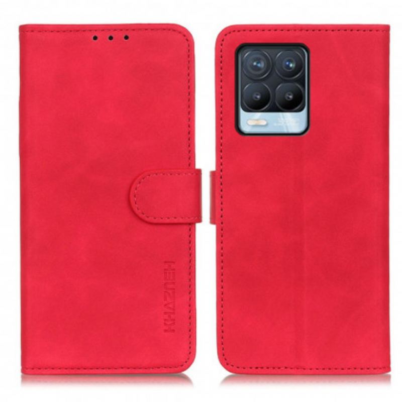 Flip Cover Realme 8 / 8 Pro Khazneh Vintage Lædereffekt