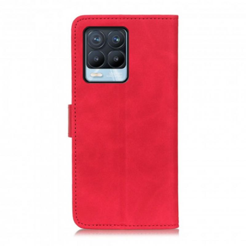 Flip Cover Realme 8 / 8 Pro Khazneh Vintage Lædereffekt