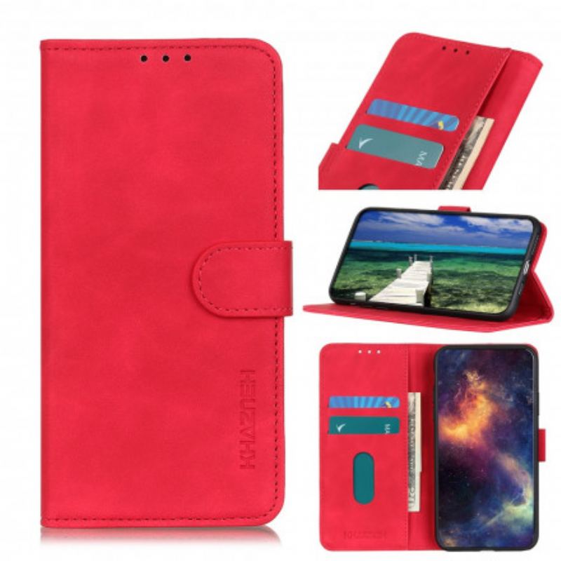 Flip Cover Realme 8 / 8 Pro Khazneh Vintage Lædereffekt