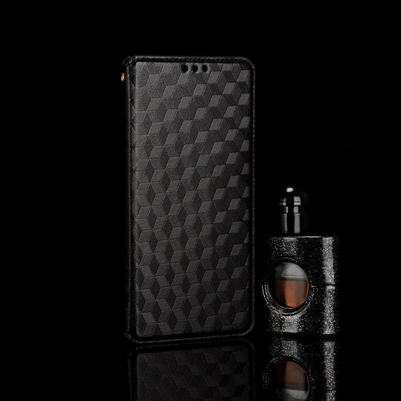 Cover Oppo Find X5 Lite Flip Cover Diamant Læder Effekt