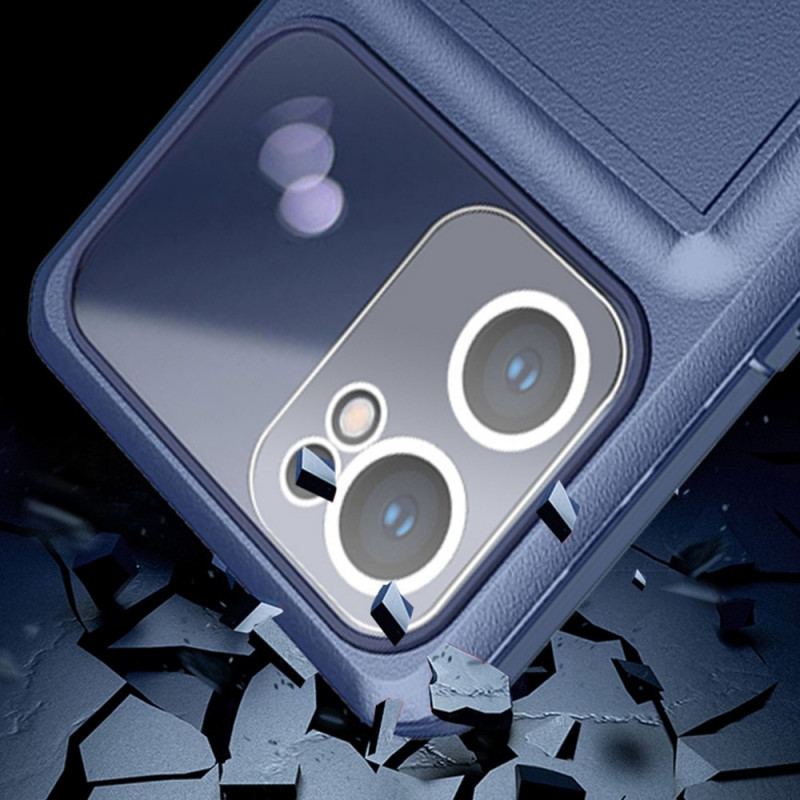 Cover Oppo Find X5 Lite Ring-støtte Og Kortholder