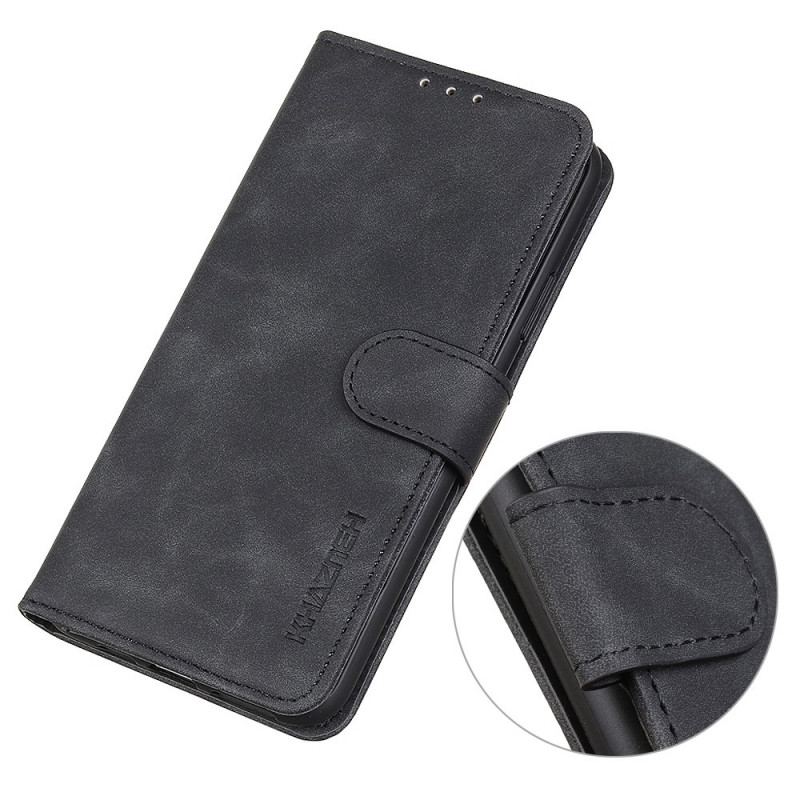 Flip Cover Oppo Find X5 Lite Khazneh Vintage Lædereffekt