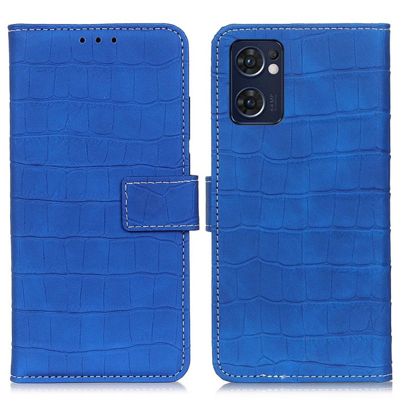 Flip Cover Oppo Find X5 Lite Krokodillekraft