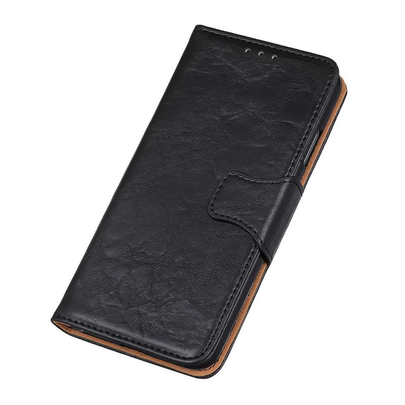 Flip Cover Oppo Find X5 Lite Læder Cover Tekstur Magnetisk Flap