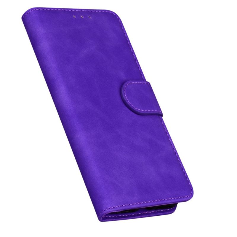 Flip Cover Oppo Find X5 Lite Monokrom Lædereffekt