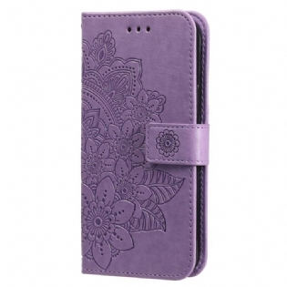 Læder Cover Oppo Find X5 Lite Mandala Med Snor