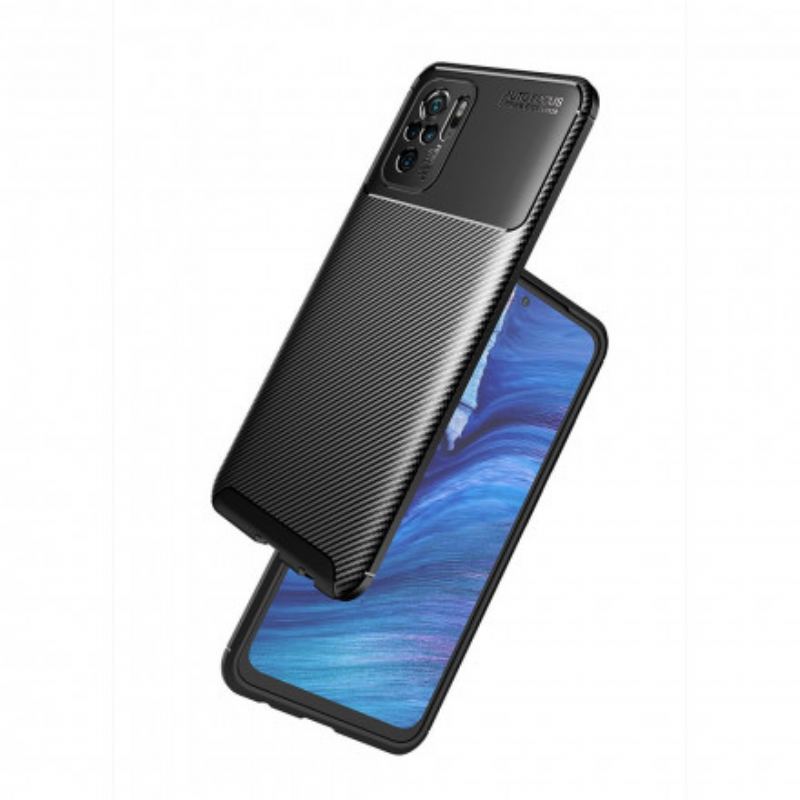 Cover Xiaomi Redmi Note 10 / 10S Fleksibel Kulfibertekstur