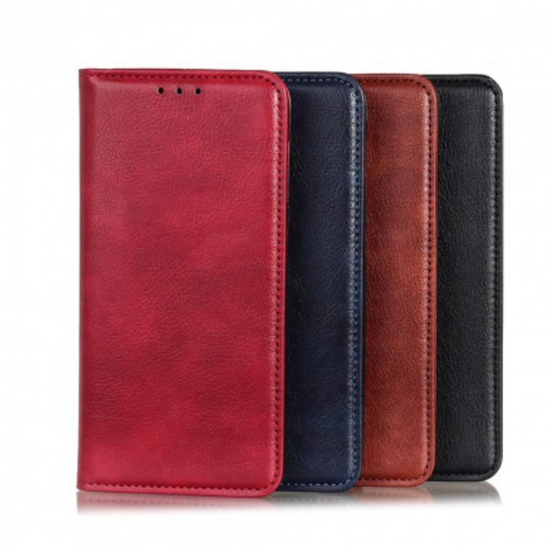 Cover Xiaomi Redmi Note 10 / 10S Flip Cover Litchi Split Læder