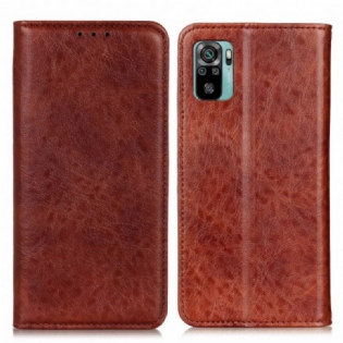 Cover Xiaomi Redmi Note 10 / 10S Flip Cover Tekstureret Lædereffekt