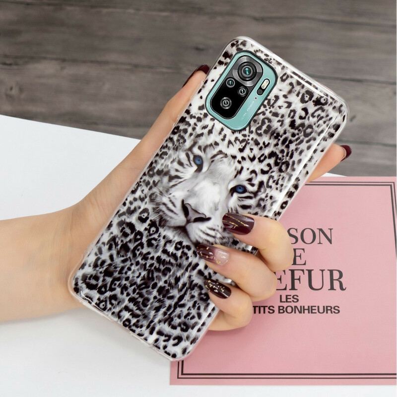 Cover Xiaomi Redmi Note 10 / 10S Leopard Fluorescerende