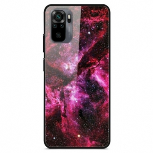 Cover Xiaomi Redmi Note 10 / 10S Pink Hærdet Glas