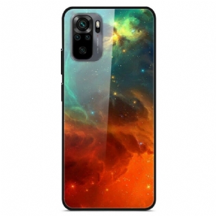 Cover Xiaomi Redmi Note 10 / 10S Premium Farver Hærdet Glas