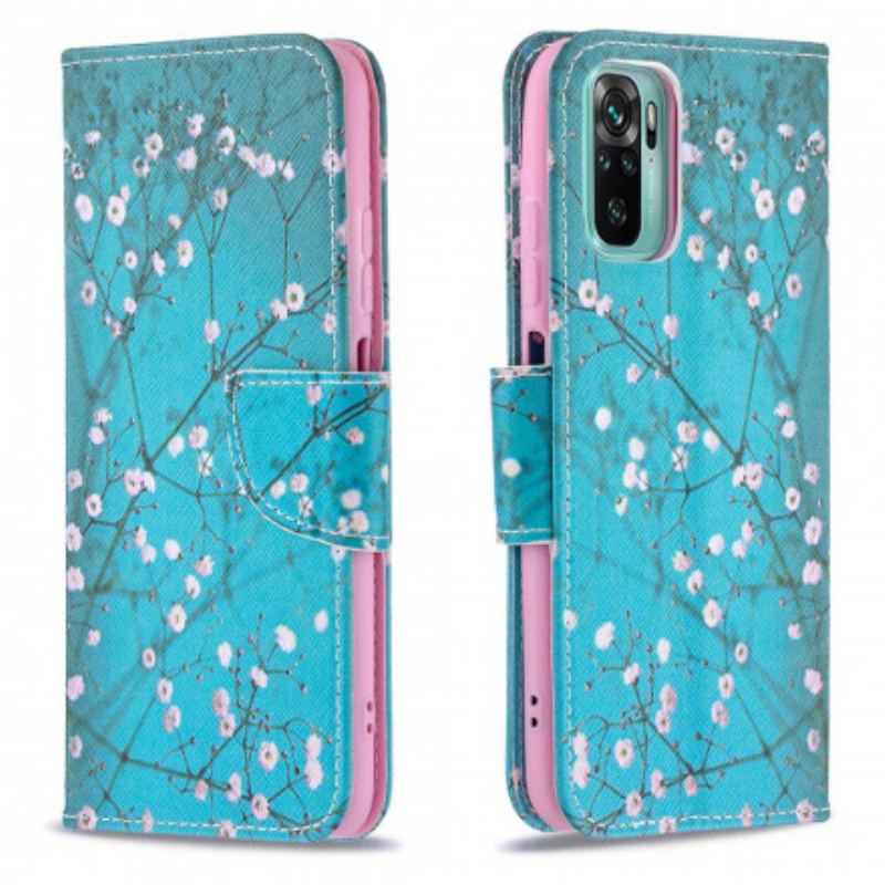 Flip Cover Xiaomi Redmi Note 10 / 10S Blomstret Træ