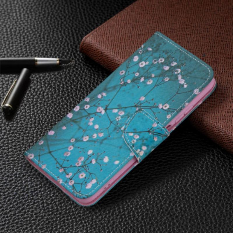 Flip Cover Xiaomi Redmi Note 10 / 10S Blomstret Træ