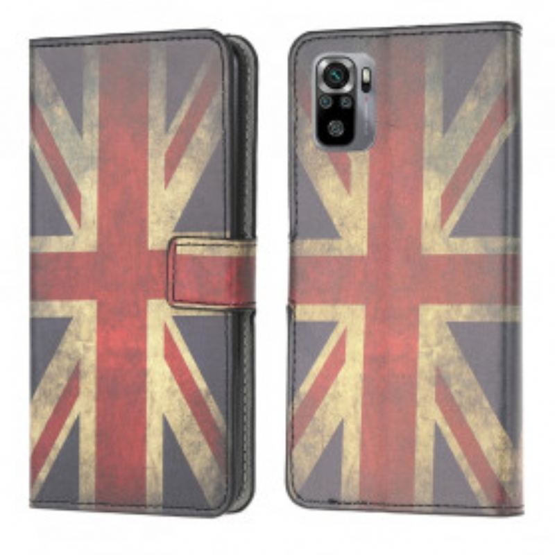 Flip Cover Xiaomi Redmi Note 10 / 10S England Flag