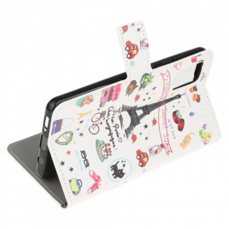 Flip Cover Xiaomi Redmi Note 10 / 10S Jeg Elsker Paris