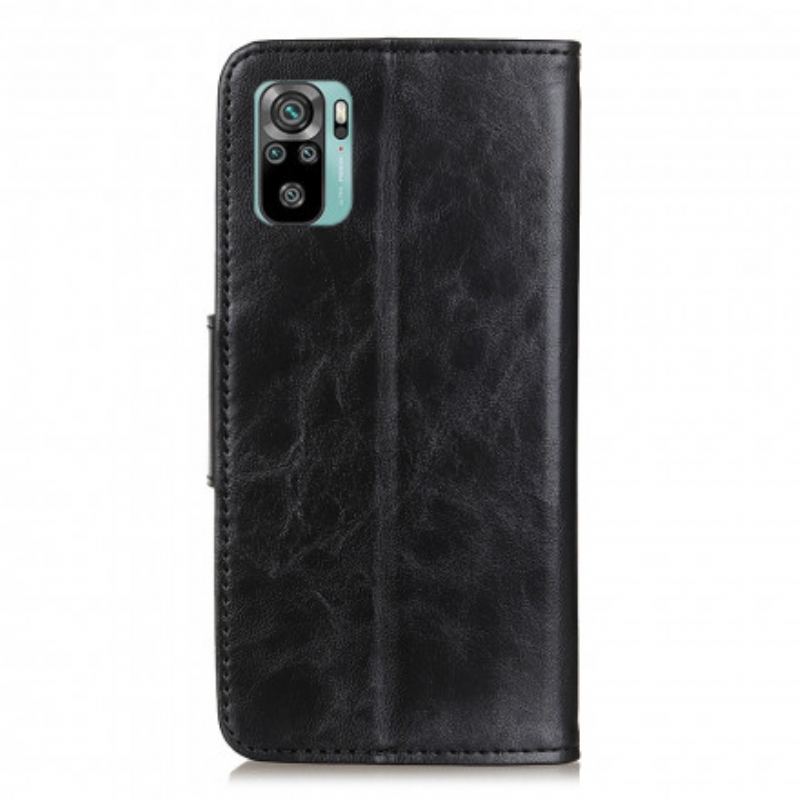 Flip Cover Xiaomi Redmi Note 10 / 10S Læder Cover Magnetisk Klap