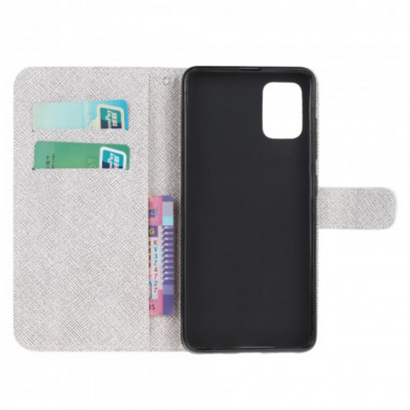 Flip Cover Xiaomi Redmi Note 10 / 10S Med Snor Fjer Med Snor