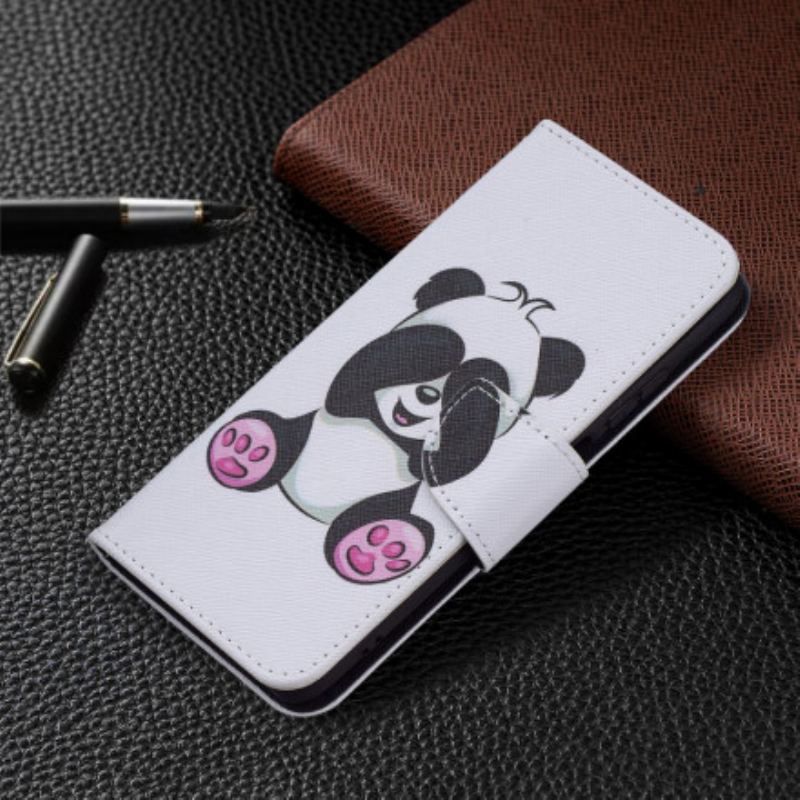 Flip Cover Xiaomi Redmi Note 10 / 10S Panda Sjov