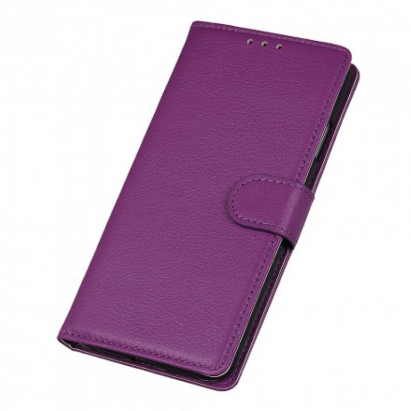 Flip Cover Xiaomi Redmi Note 10 / 10S Premium Litchi-lædereffekt