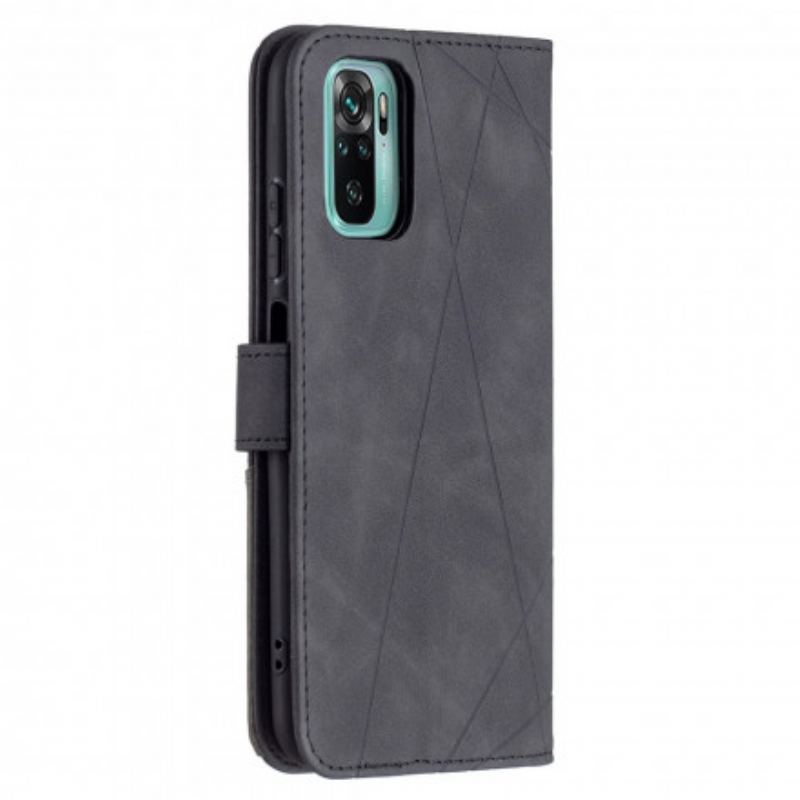 Flip Cover Xiaomi Redmi Note 10 / 10S Trekant Binfen Farve