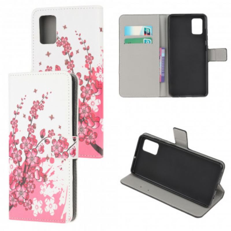 Flip Cover Xiaomi Redmi Note 10 / 10S Tropiske Blomster