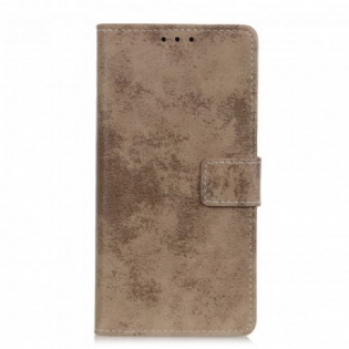 Læder Cover Xiaomi Redmi Note 10 / 10S Vintage Lædereffekt