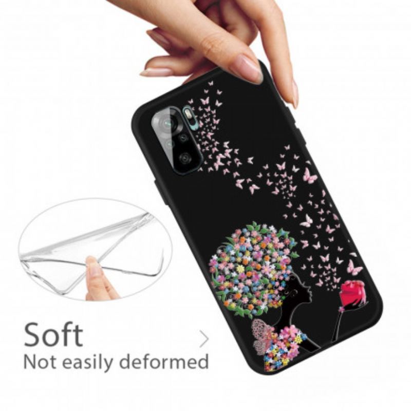 Mobilcover Xiaomi Redmi Note 10 / 10S Blomsterhoved Kvinde